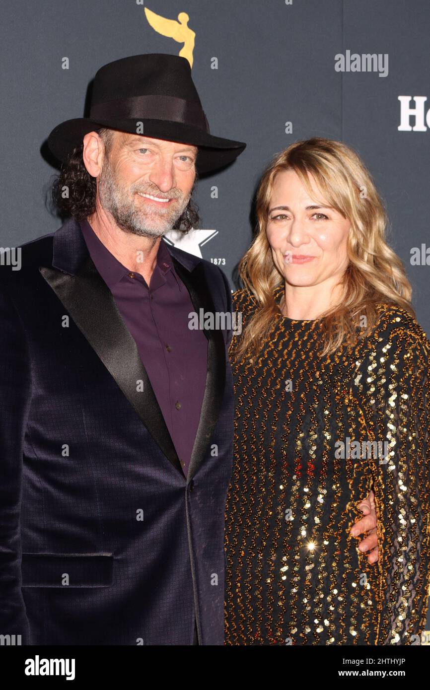 Troy Kotsur, Deanne Bray 02/28/2022 les prix annuels du film de l'association Hollywood critiques 5th qui ont eu lieu à l'Avalon Hollywood à Los Angeles, CA photo par Izumi Hasegawa/HollywoodNewsWire.net photo via Credit: Newscom/Alay Live News Banque D'Images