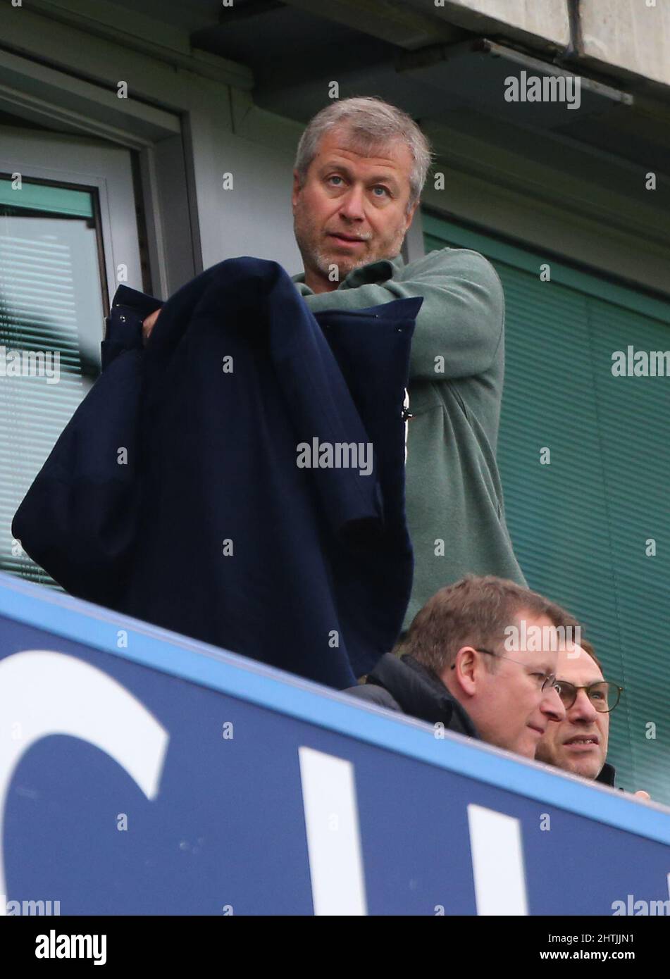 Le propriétaire de Chelsea Roman Abramovich lors du match de la FA Cup entre Chelsea et Manchester City au Stamford Bridge à Londres. 21 février 2016. James Boardman / Telephoto Images +44 7967 642437 Banque D'Images