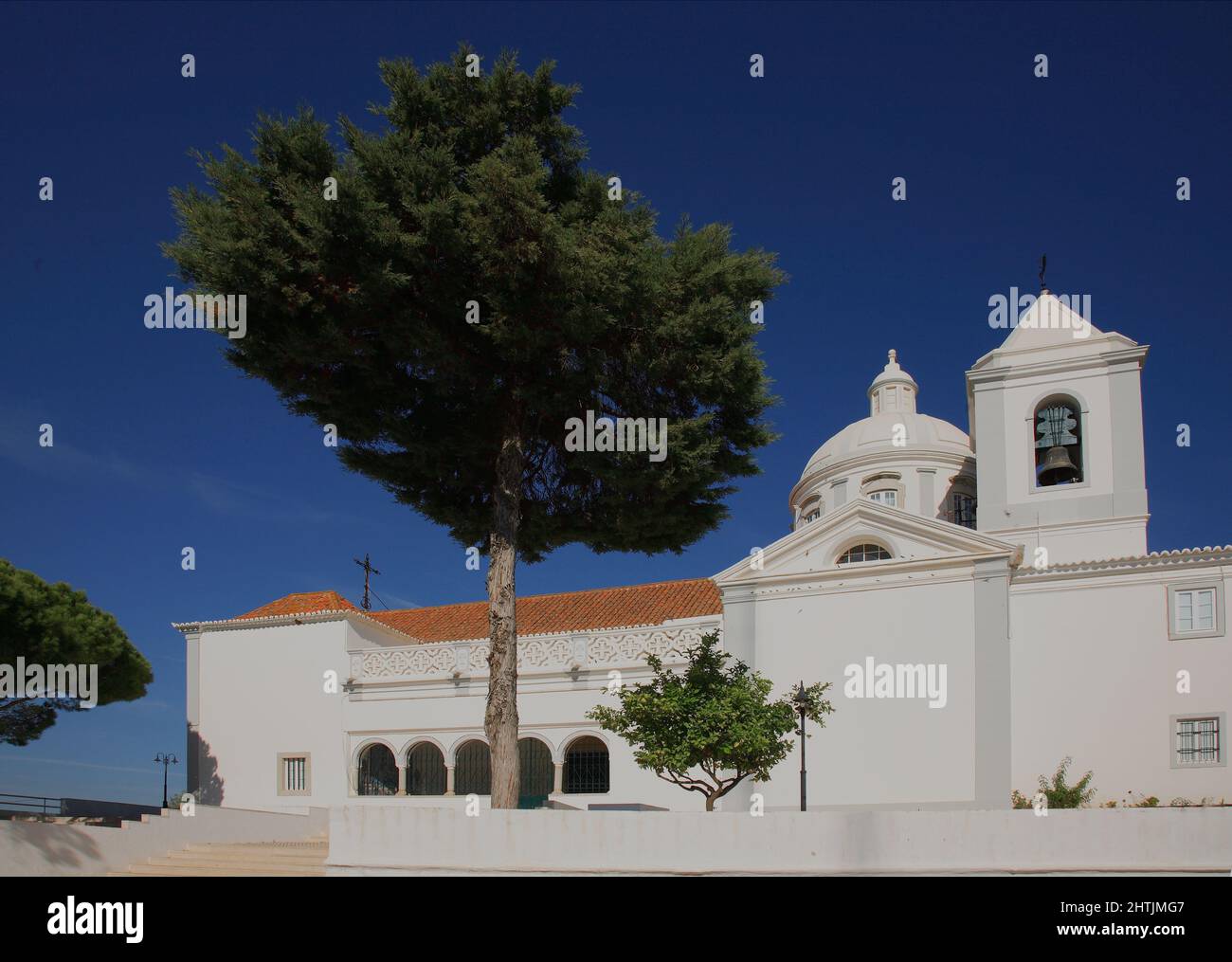 Hauptkirche, Igreja Matriz, von Castro Marim, Algarve, Portugal Banque D'Images