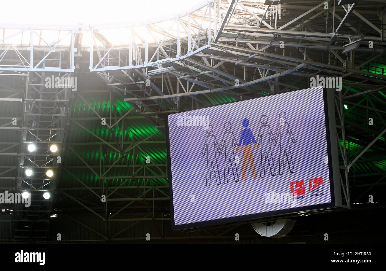 Bundesliga, Borussia Park Mönchengladbach: Borussia Mönchengladbach vs VfL Wolfsburg; Banque D'Images