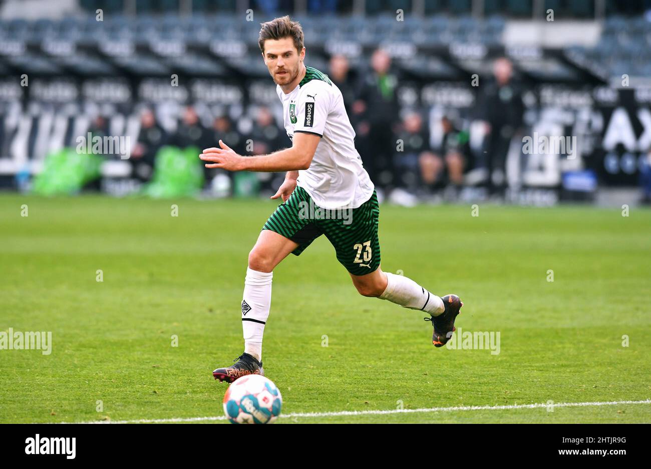 Bundesliga, Borussia Park Mönchengladbach: Borussia Mönchengladbach vs VfL Wolfsburg; Banque D'Images