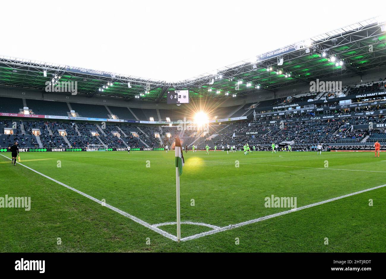 Bundesliga, Borussia Park Mönchengladbach: Borussia Mönchengladbach vs VfL Wolfsburg; Banque D'Images