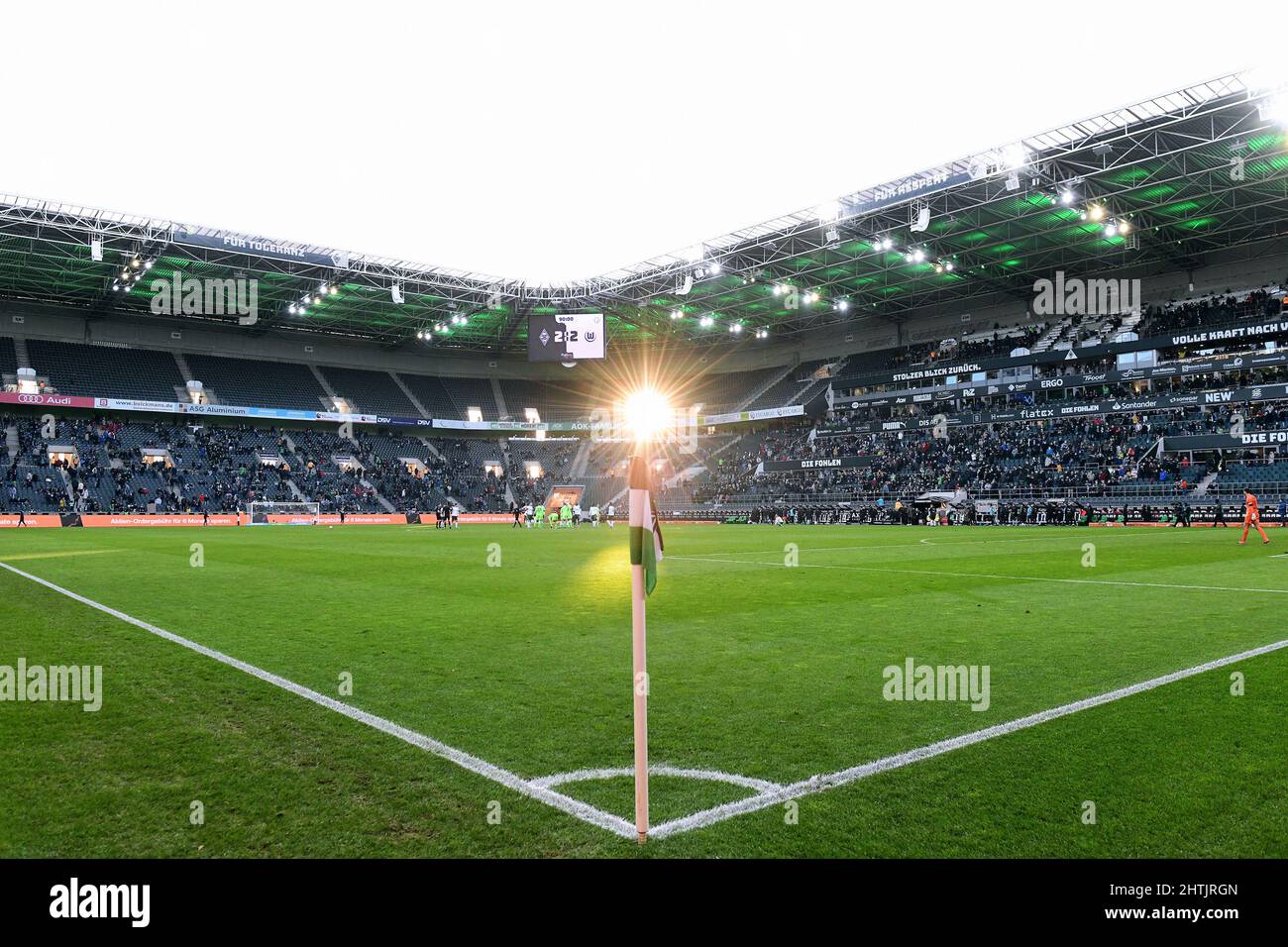 Bundesliga, Borussia Park Mönchengladbach: Borussia Mönchengladbach vs VfL Wolfsburg; Banque D'Images