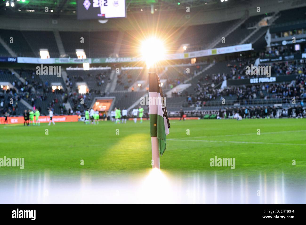 Bundesliga, Borussia Park Mönchengladbach: Borussia Mönchengladbach vs VfL Wolfsburg; Banque D'Images