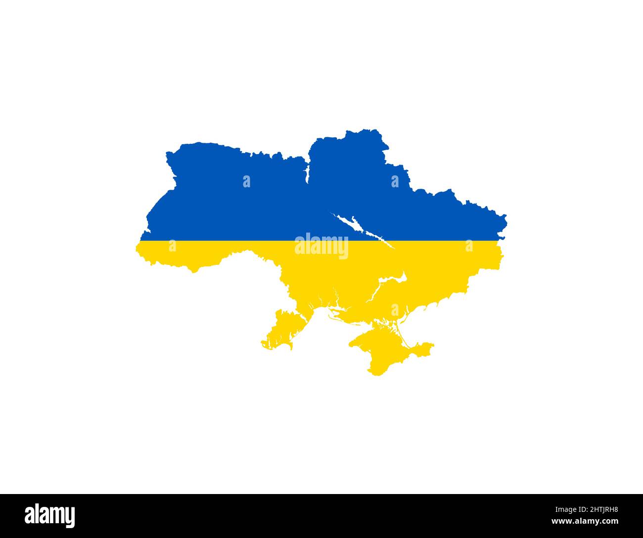 Carte de l'Ukraine, drapeau. Illustration vectorielle. Illustration de Vecteur