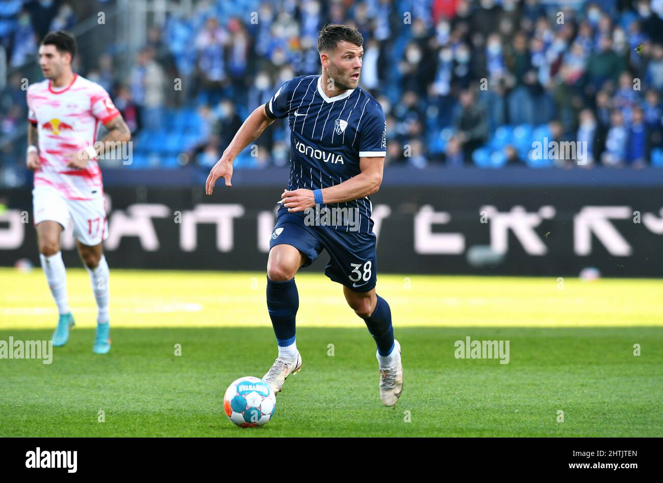 Bundesliga, Vonovia Ruhrstadion Bochum: VFL Bochum vs RB Leipzig; Eduard Löwen Banque D'Images