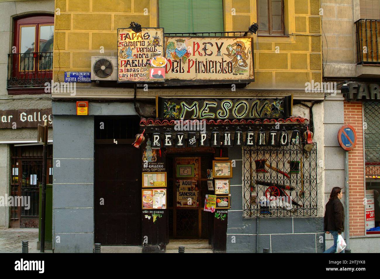 Rey del Pimientp café, Madrid, Espagne, Europe Banque D'Images