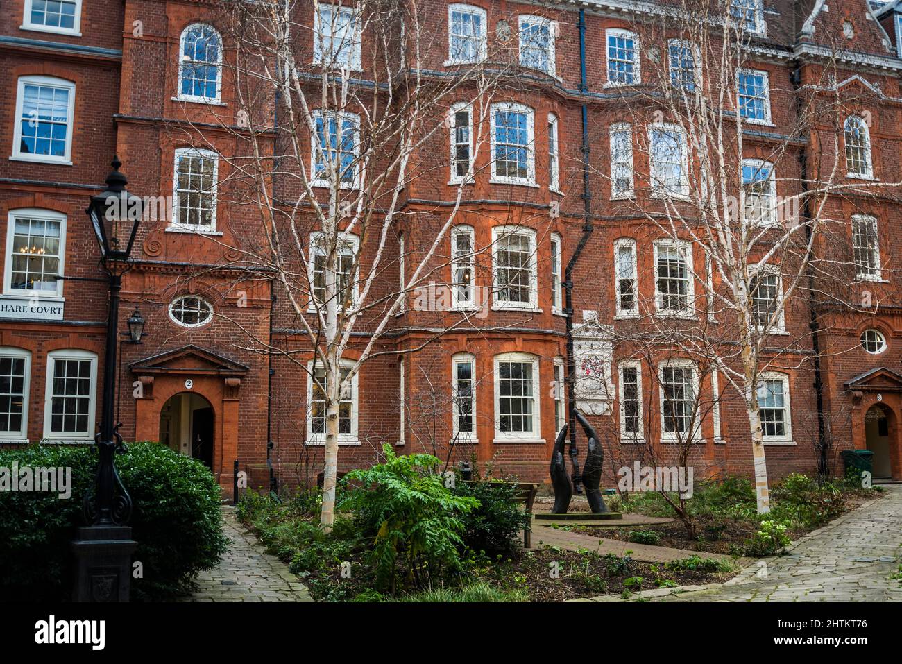 Chambres des barristers de Hare court. Temple, Londres, Angleterre, Royaume-Uni Banque D'Images