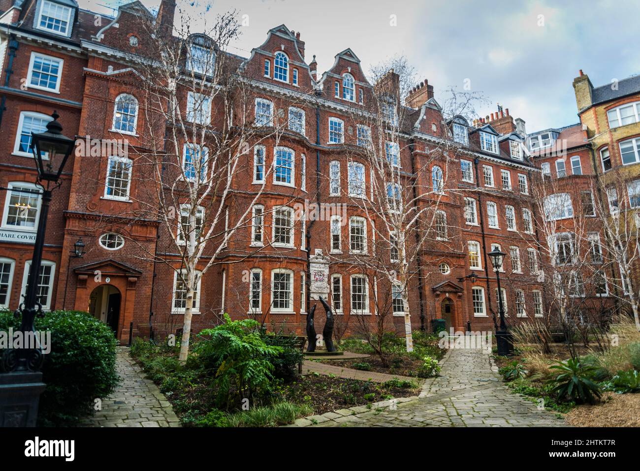 Chambres des barristers de Hare court. Temple, Londres, Angleterre, Royaume-Uni Banque D'Images