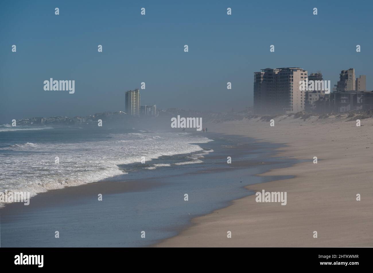 Plage de Bloubergstrand au Cap Banque D'Images