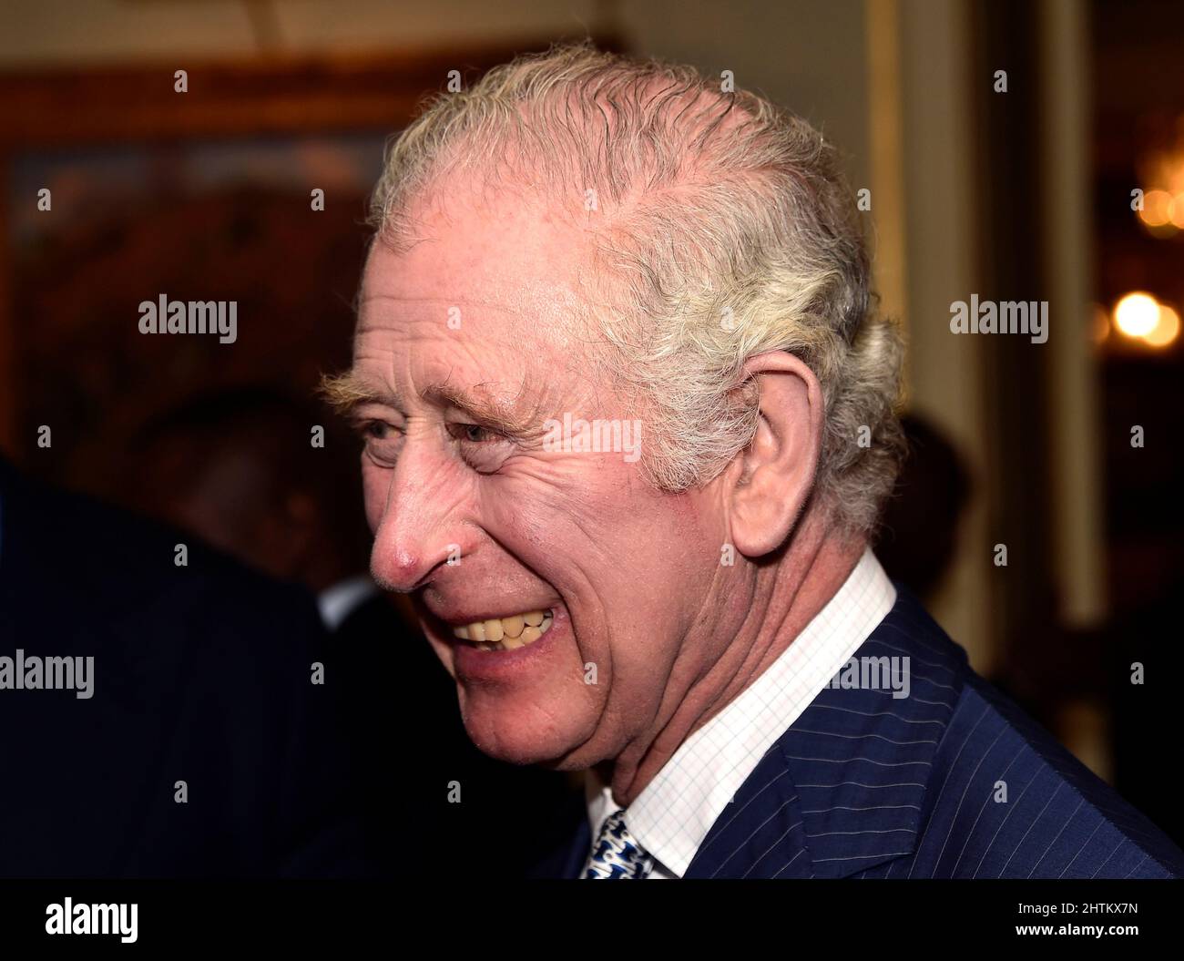 Le Prince de Galles accueille une réception pour les partisans de la Powerlist à Clarence House à Londres. Date de la photo: Mardi 1 mars 2022. Banque D'Images