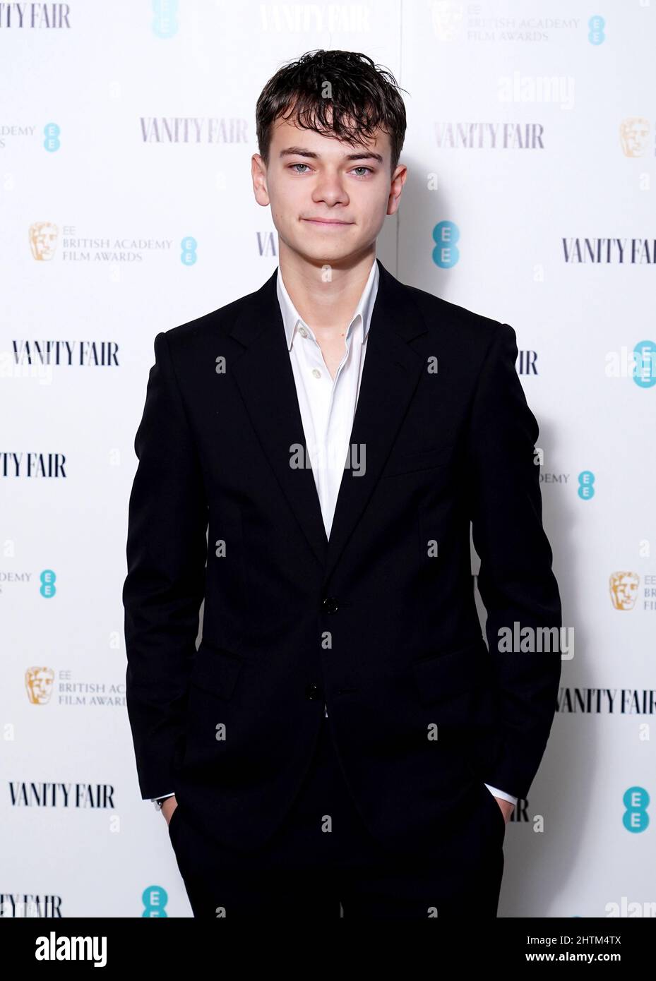 Conrad Khan arrive au 180 Strand à Londres pour le Vanity Fair EE Rising Star Party. Date de la photo: Mardi 1 mars 2022. Banque D'Images