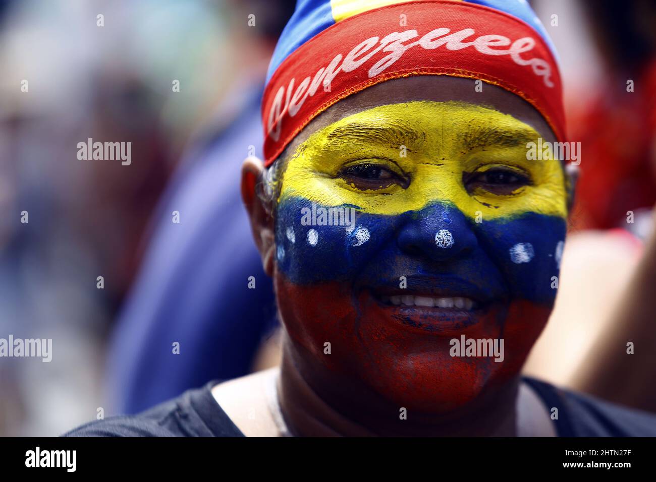 Puerto Cabello, Carabobo, Venezuela. 1st mars 2022. 01 mars 2022. La danse Hammock est une fête qui est célébrée chaque mardi de carnaval, et qui est sur disque, pendant 151 ans, dans le secteur de San Millan, à Puerto Cabello, Carabobo. Ce qui a commencé comme une astuce des esclaves aujourd'hui est une tradition de carnaval qui intègre la musique, le théâtre, la danse et la chanson. À Puerto Cabello, état de Carabobo. Photo: Juan Carlos Hernandez (Credit image: © Juan Carlos Hernandez/ZUMA Press Wire) Banque D'Images