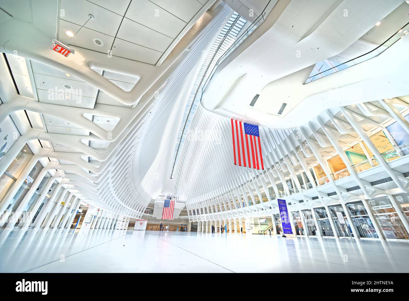 Le Centre mondial du commerce d'Oculus à New York Banque D'Images