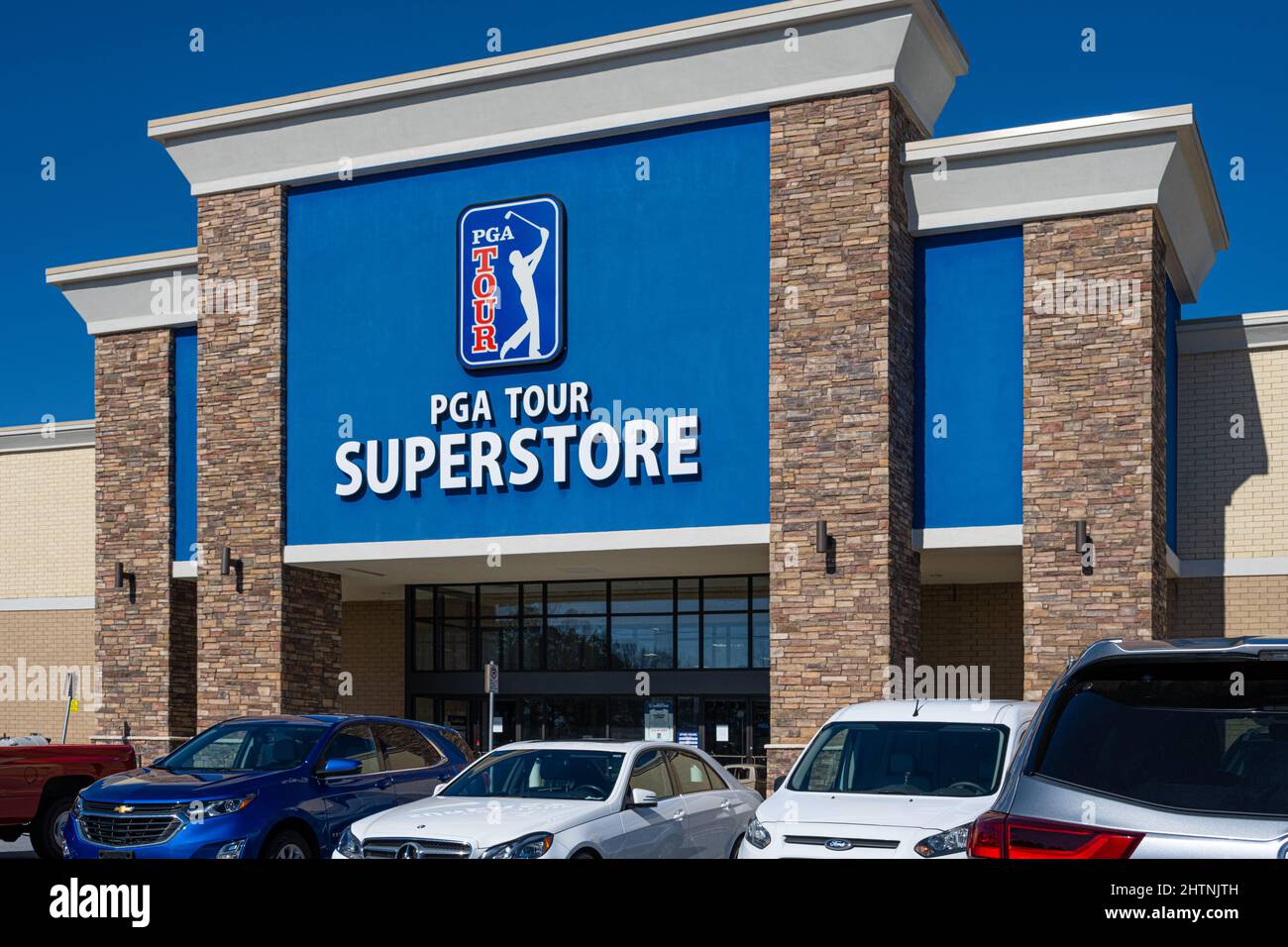 PGA Tour Superstore à Lawrenceville, Géorgie, juste au nord-est d'Atlanta. (ÉTATS-UNIS) Banque D'Images