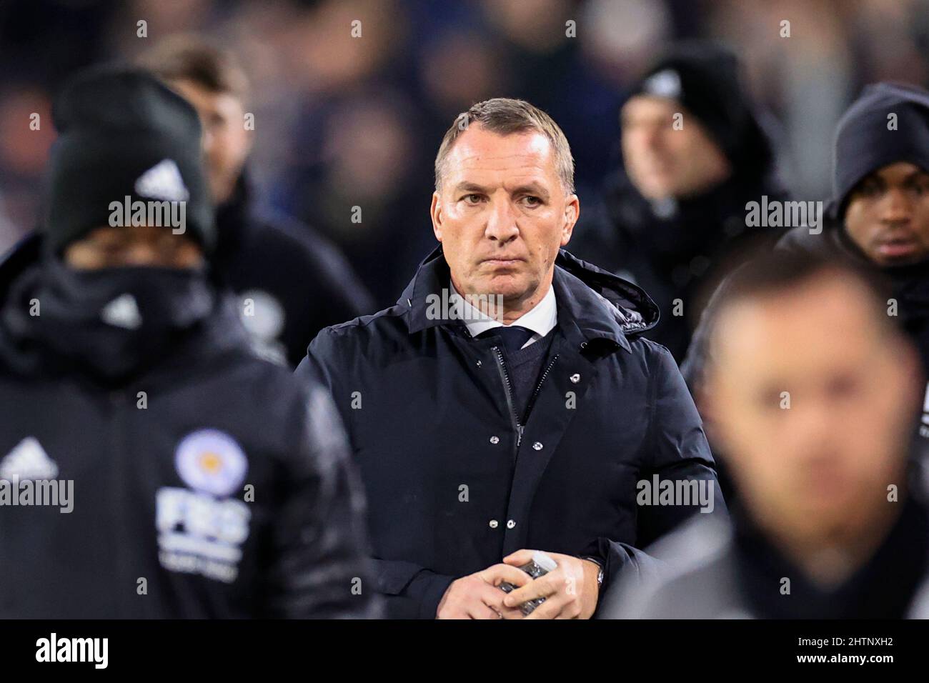 Brendan Rogers le directeur de Leicester City Banque D'Images