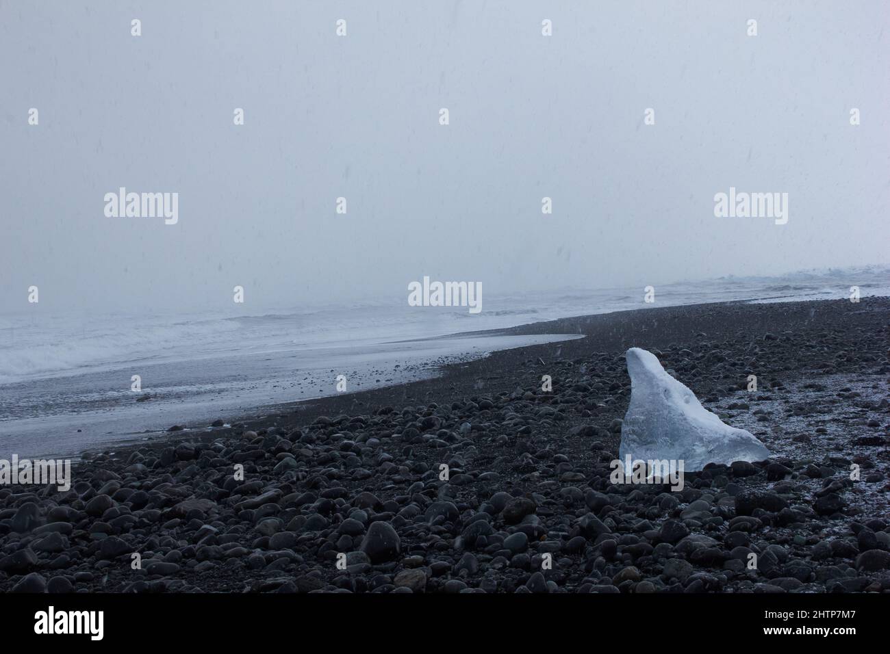 Plage du diamant, de l'Islande Banque D'Images