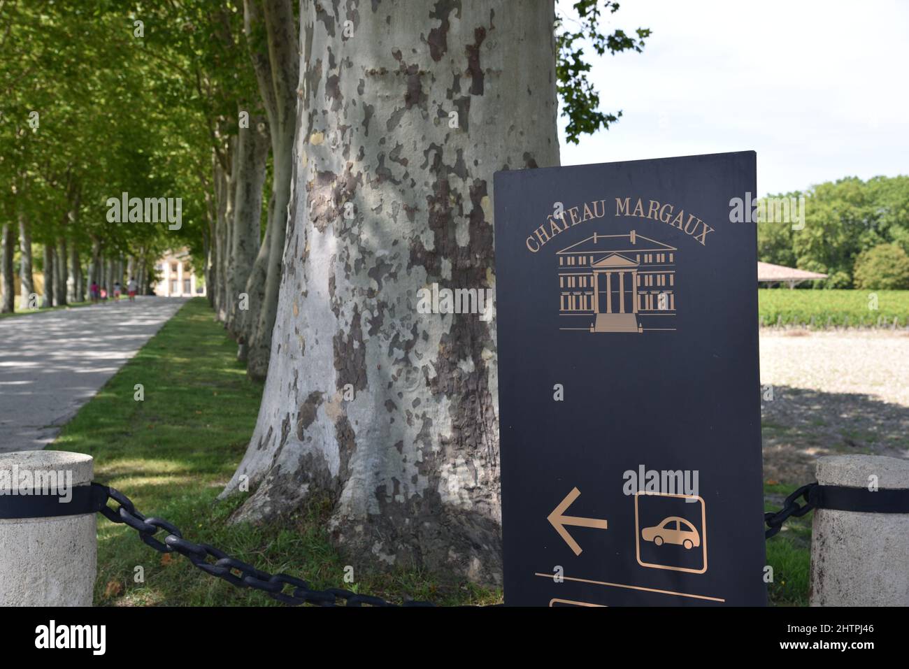 Château Margaux Banque D'Images