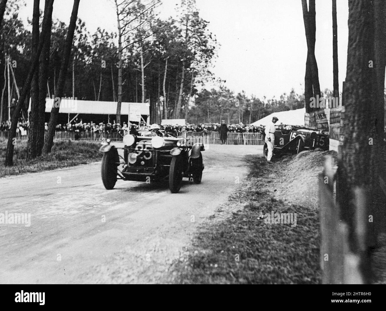 Aston Martin 1,5 litres au Mans 1928. George Eyston, Augustus Bertelli. Banque D'Images