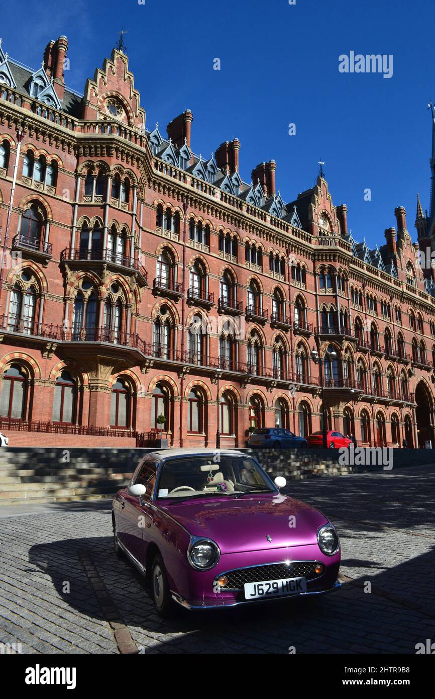 Gare internationale de St Pancras, Londres, Angleterre, Royaume-Uni Banque D'Images