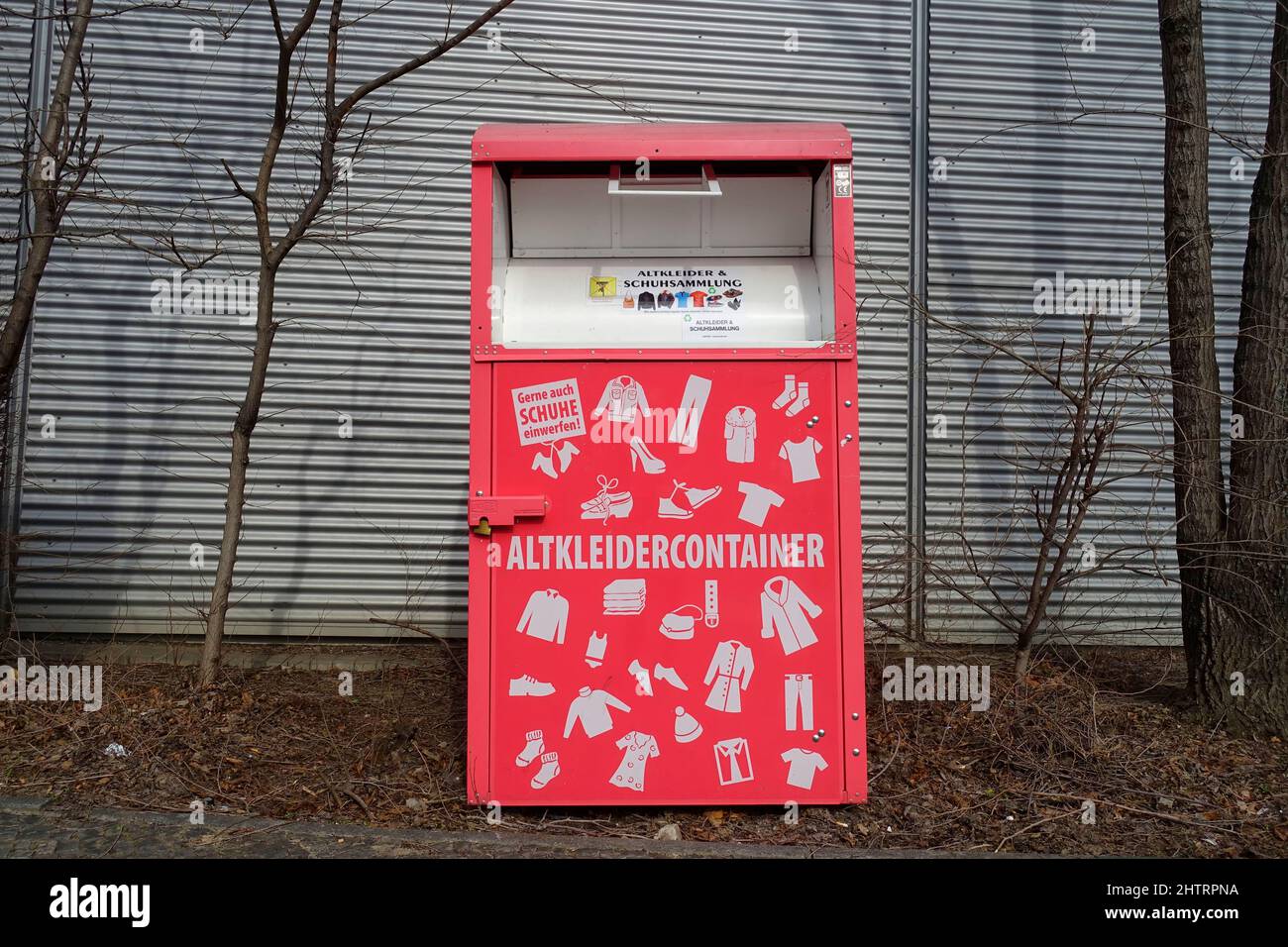 Boîte de collecte de Cavtex, Moabit, Berlin, Allemagne Banque D'Images