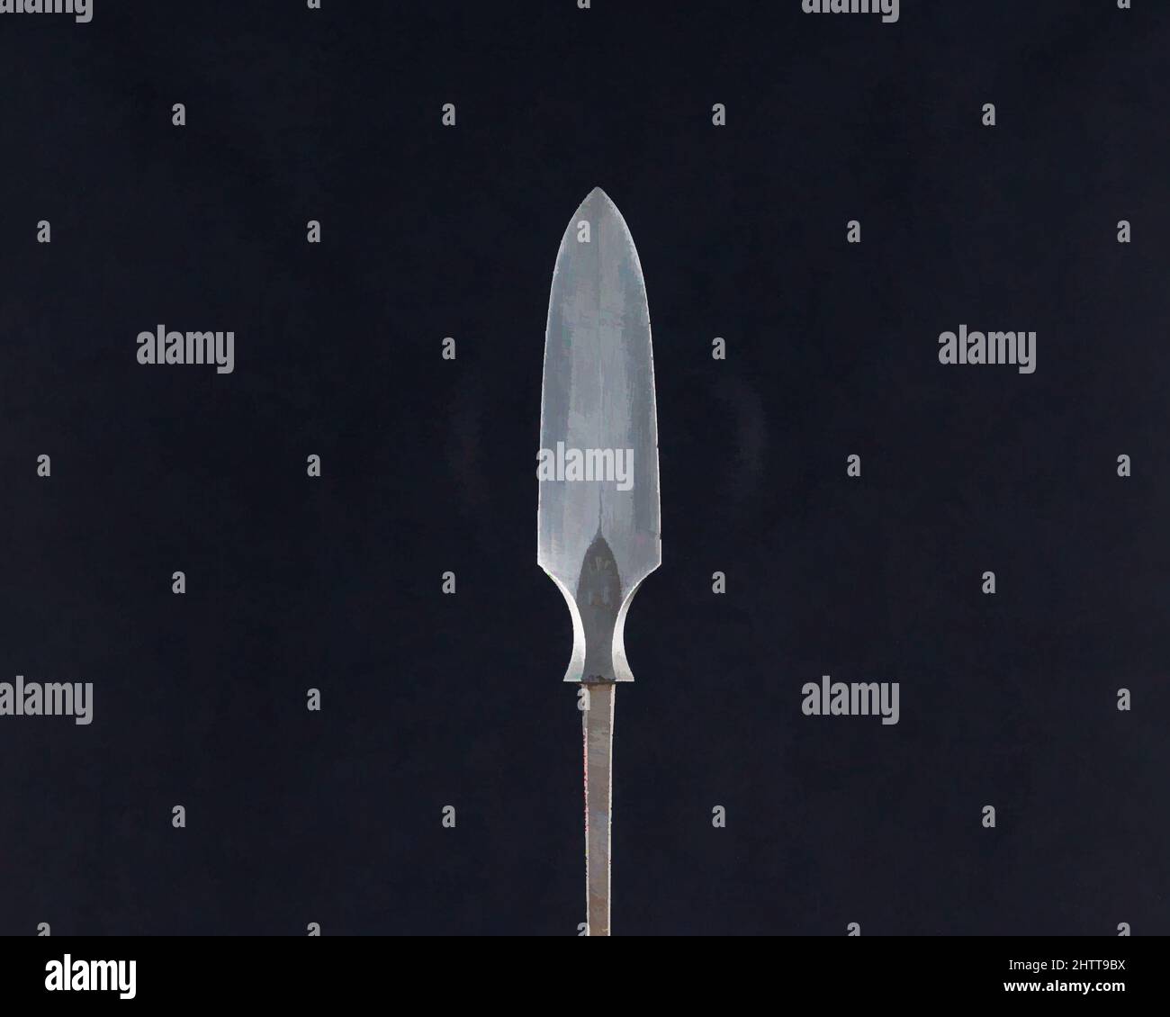 Art inspiré par Arrowhead (Yanonē), 18th siècle, japonais, acier, L. 8 1/4 po. (21 cm) ; L. de la tête 2 3/4 po. (7 cm) ; avec 3/4 po (1,9 cm) ; poids 0,8 oz (22,7 g), matériel de tir à l'arc - pointes de flèches, oeuvres classiques modernisées par Artotop avec un peu de modernité. Formes, couleur et valeur, impact visuel accrocheur sur l'art émotions par la liberté d'œuvres d'art d'une manière contemporaine. Un message intemporel qui cherche une nouvelle direction créative. Artistes qui se tournent vers le support numérique et créent le NFT Artotop Banque D'Images