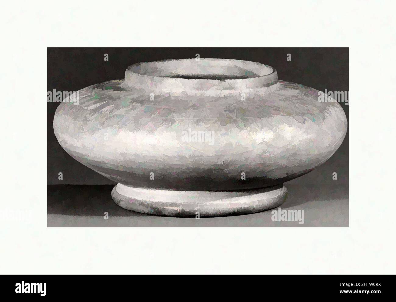 Art inspiré par vase, Royaume de Silla (57 B.C.–A.D. 676), probablement à la fin du 7th siècle, Corée, faïence, émaillée, H. 3 po. (7,6 cm) ; diamètre 6 3/4 po (17,1 cm), céramique, oeuvres classiques modernisées par Artotop avec une touche de modernité. Formes, couleur et valeur, impact visuel accrocheur sur l'art émotions par la liberté d'œuvres d'art d'une manière contemporaine. Un message intemporel qui cherche une nouvelle direction créative. Artistes qui se tournent vers le support numérique et créent le NFT Artotop Banque D'Images