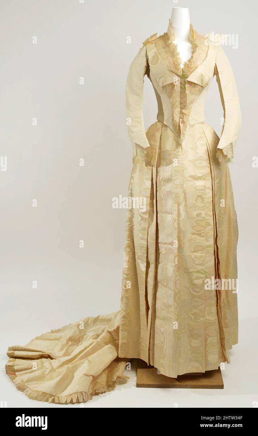 Art inspiré par Wedding ensemble, 1886, American, (a–d) Silk, Classic œuvres modernisées par Artotop avec une touche de modernité. Formes, couleur et valeur, impact visuel accrocheur sur l'art émotions par la liberté d'œuvres d'art d'une manière contemporaine. Un message intemporel qui cherche une nouvelle direction créative. Artistes qui se tournent vers le support numérique et créent le NFT Artotop Banque D'Images
