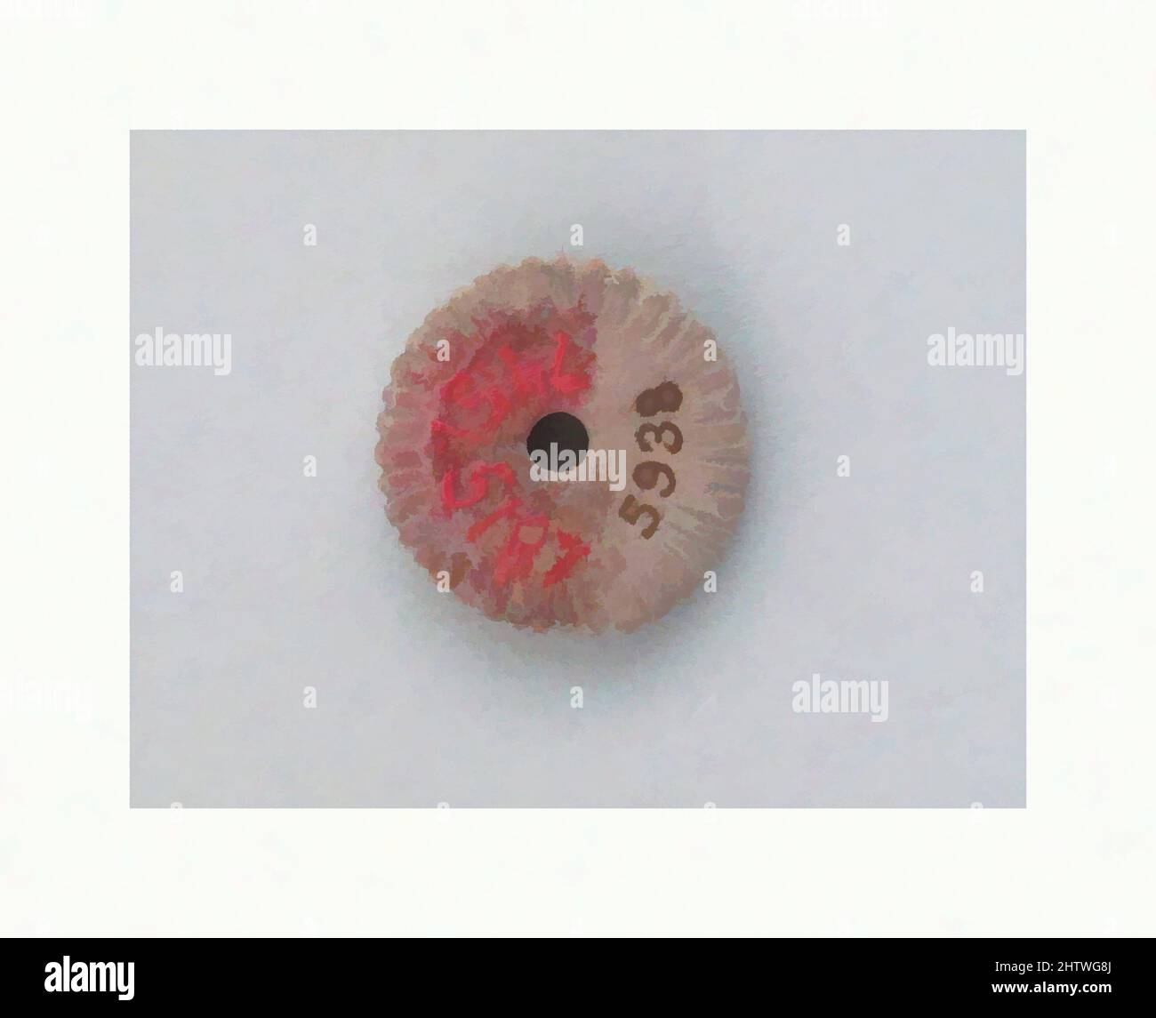 Art inspiré par le tourbillon de broche, OS, diamètre : 3/4 x 1/16 po. (2 x 0,2 cm, œuvres classiques modernisées par Artotop avec une touche de modernité. Formes, couleur et valeur, impact visuel accrocheur sur l'art émotions par la liberté d'œuvres d'art d'une manière contemporaine. Un message intemporel qui cherche une nouvelle direction créative. Artistes qui se tournent vers le support numérique et créent le NFT Artotop Banque D'Images