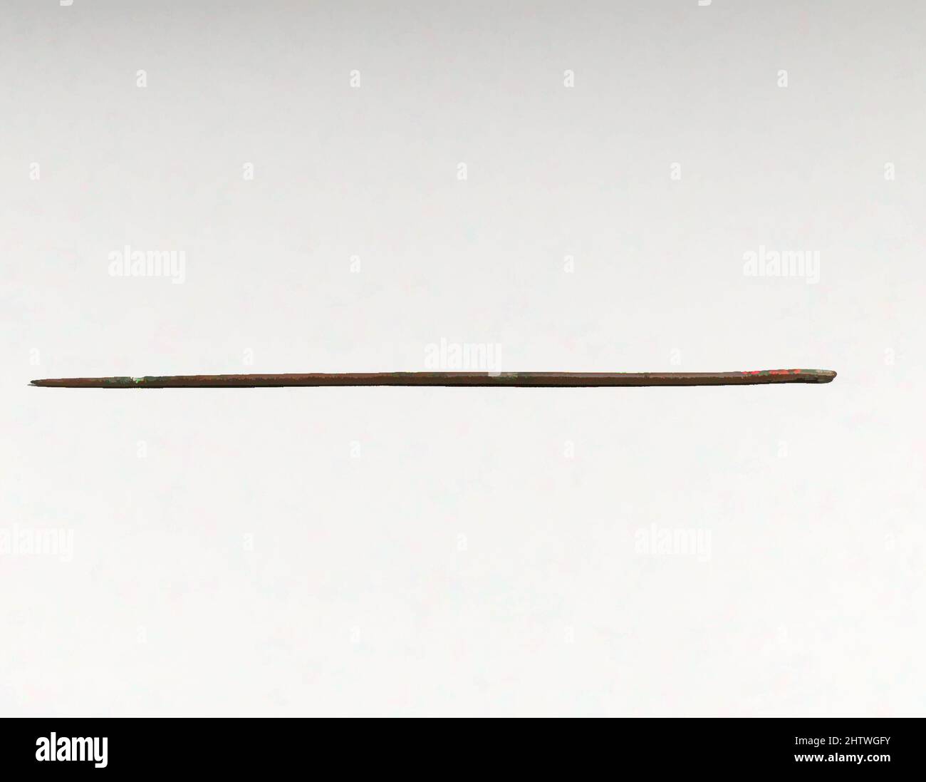 Art inspiré par Needle, Cypriote, Bronze, autre: 5 1/4in. (13,3cm), bronzes, oeuvres classiques modernisées par Artotop avec une touche de modernité. Formes, couleur et valeur, impact visuel accrocheur sur l'art émotions par la liberté d'œuvres d'art d'une manière contemporaine. Un message intemporel qui cherche une nouvelle direction créative. Artistes qui se tournent vers le support numérique et créent le NFT Artotop Banque D'Images