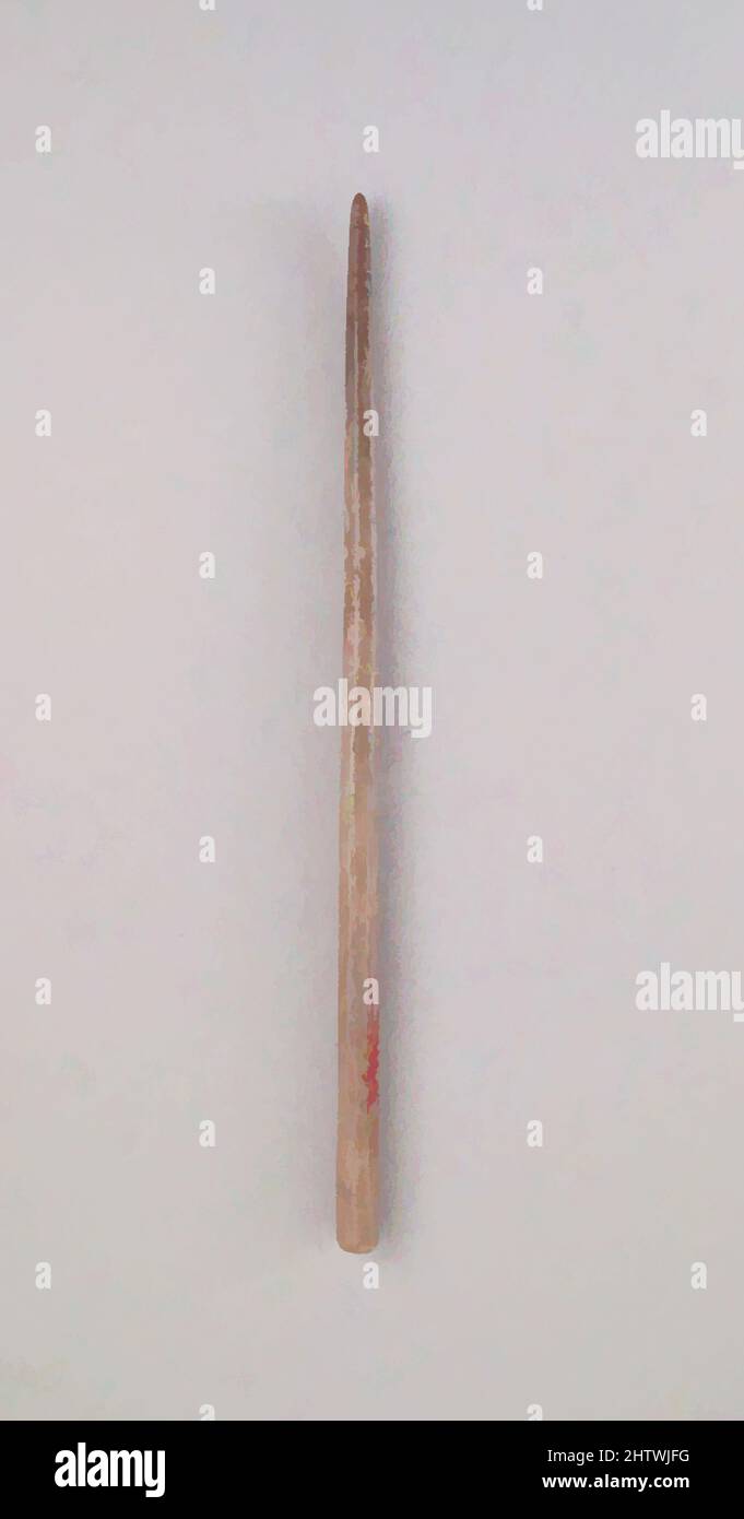 Art inspiré par le stylet, l'ivoire ou l'os, diamètre : 1/16 x 3 15/16 po. (0,2 x 10,1 cm, œuvres classiques modernisées par Artotop avec une touche de modernité. Formes, couleur et valeur, impact visuel accrocheur sur l'art émotions par la liberté d'œuvres d'art d'une manière contemporaine. Un message intemporel qui cherche une nouvelle direction créative. Artistes qui se tournent vers le support numérique et créent le NFT Artotop Banque D'Images