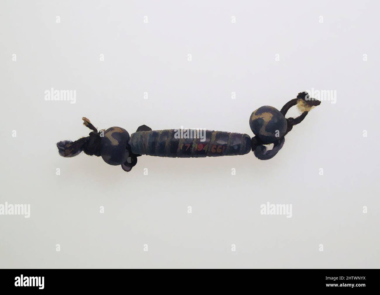 Art inspiré par Beads, 3, verre, autre: 2 1/8 po. (5,4 cm), verre, oeuvres classiques modernisées par Artotop avec une touche de modernité. Formes, couleur et valeur, impact visuel accrocheur sur l'art émotions par la liberté d'œuvres d'art d'une manière contemporaine. Un message intemporel qui cherche une nouvelle direction créative. Artistes qui se tournent vers le support numérique et créent le NFT Artotop Banque D'Images