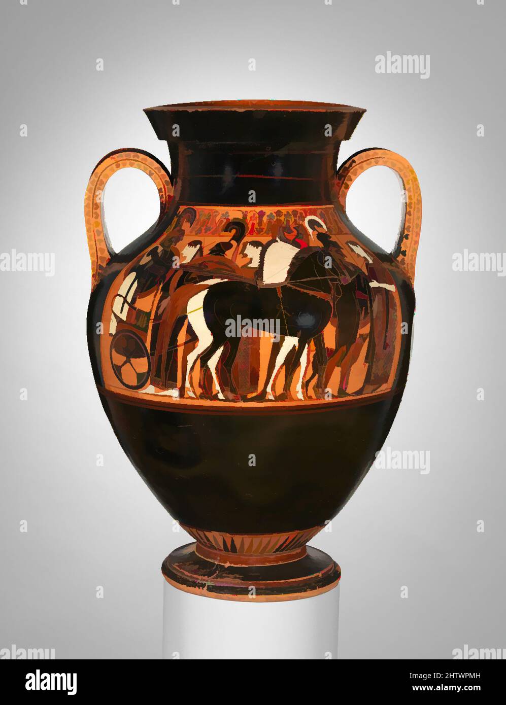 Greek vase warrior Banque de photographies et d'images à haute résolution -  Alamy