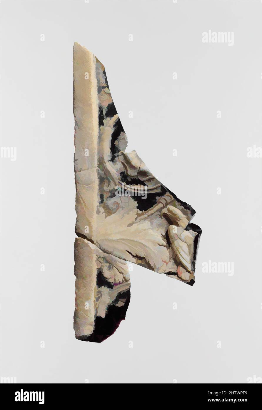 Art inspiré par le panneau fragmentaire du caméo de verre, début impérial, Augustan ou début Julio-Claudian, ca. A.D. 1–25, romain, verre, caméo; moulé en deux couches et sculpté, total: 5 1/16 x 11 7/8in. (12,9 x 30,2cm), verre, violet foncé translucide, aspect noir avec revêtement blanc opaque, œuvres classiques modernisées par Artotop avec une touche de modernité. Formes, couleur et valeur, impact visuel accrocheur sur l'art émotions par la liberté d'œuvres d'art d'une manière contemporaine. Un message intemporel qui cherche une nouvelle direction créative. Artistes qui se tournent vers le support numérique et créent le NFT Artotop Banque D'Images