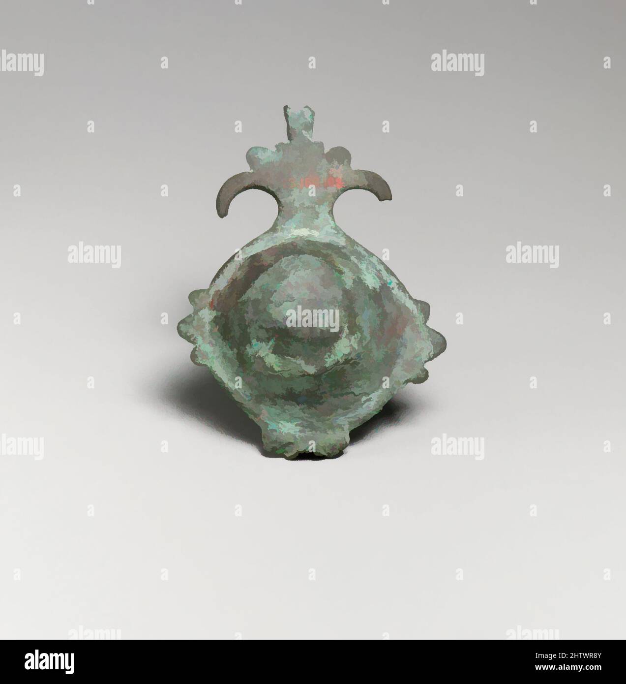 Inspiré par la lampe, bronze, H. : 1 x 3 x 4 1/8 po. (2,5 x 7,6 x 10,5 cm), bronzes, oeuvres classiques modernisées par Artotop avec une touche de modernité. Formes, couleur et valeur, impact visuel accrocheur sur l'art émotions par la liberté d'œuvres d'art d'une manière contemporaine. Un message intemporel qui cherche une nouvelle direction créative. Artistes qui se tournent vers le support numérique et créent le NFT Artotop Banque D'Images