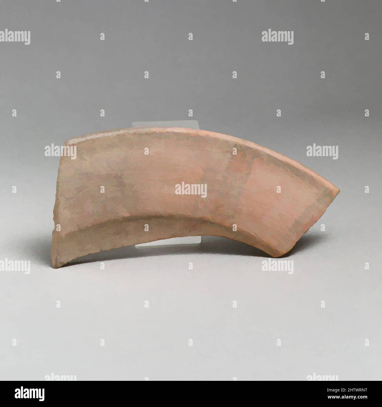 Art inspiré par vase fragment, géométrique, grec oriental/Sardes, Lydian, terre cuite, Dans l'ensemble: 4 9/16in. (11,5cm), vases, oeuvres classiques modernisées par Artotop avec une touche de modernité. Formes, couleur et valeur, impact visuel accrocheur sur l'art émotions par la liberté d'œuvres d'art d'une manière contemporaine. Un message intemporel qui cherche une nouvelle direction créative. Artistes qui se tournent vers le support numérique et créent le NFT Artotop Banque D'Images