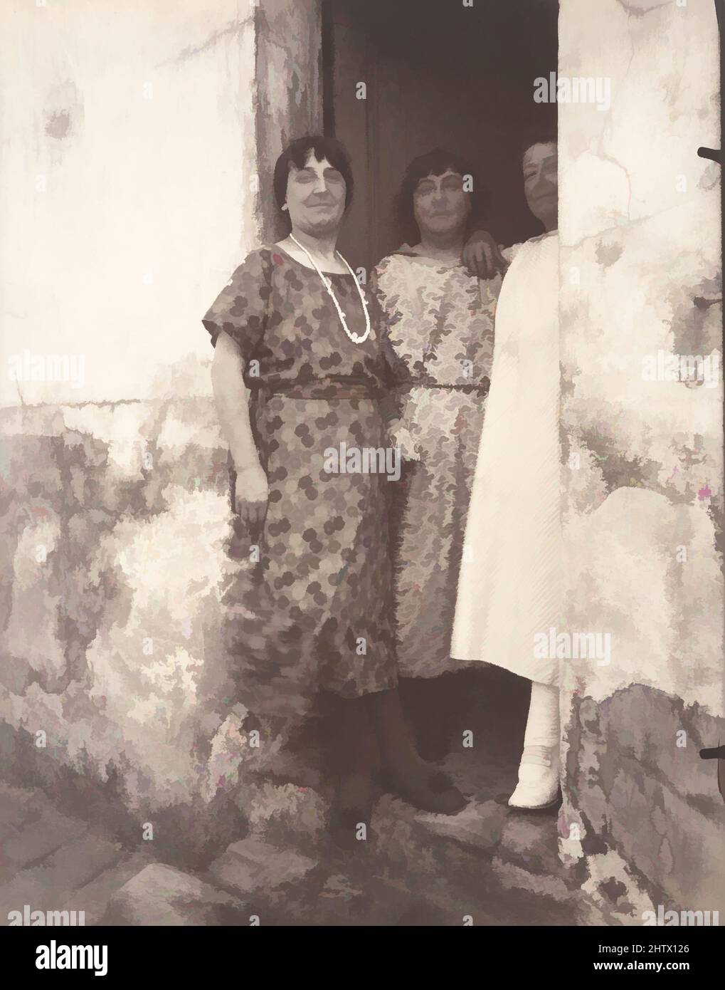 Art inspiré de la rue Asselin, 1924–25, impression argentée mate à partir d'un négatif de verre, 22,9 x 17,6cm (9 x 6 15/16in.), photographies, Eugène Atget (français, Libourne 1857–1927 Paris), en 1921, L'illustrateur André Dignimont a demandé à Atget de photographier des maisons closes pour un livre qu'il avait prévu, des œuvres classiques modernisées par Artotop avec un peu de modernité. Formes, couleur et valeur, impact visuel accrocheur sur l'art émotions par la liberté d'œuvres d'art d'une manière contemporaine. Un message intemporel qui cherche une nouvelle direction créative. Artistes qui se tournent vers le support numérique et créent le NFT Artotop Banque D'Images