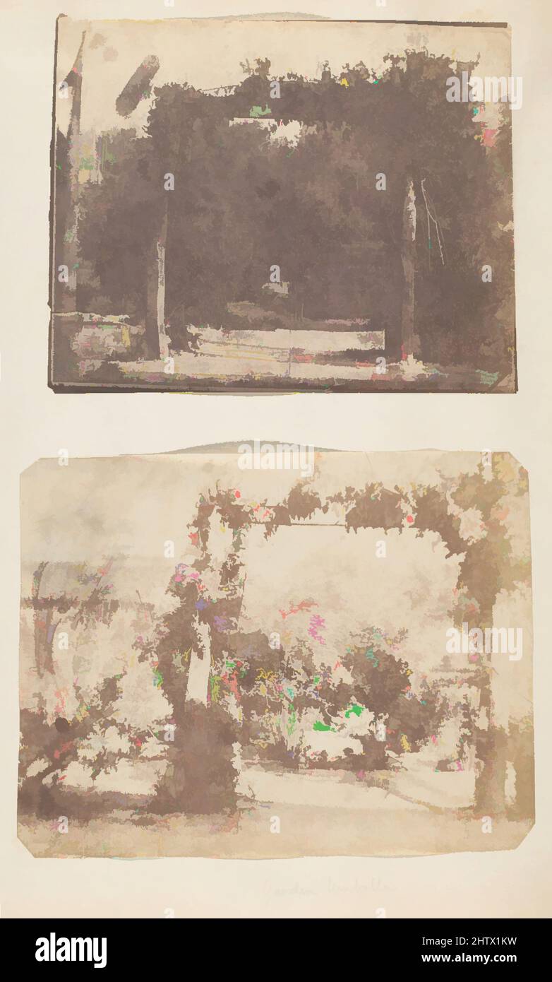 Art inspiré par le jardin à Umwalla, 1850s, impression argentée, image: 10,3 x 13,2 cm (4 1/16 x 5 3/16 in.), photographies, Inconnu, oeuvres classiques modernisées par Artotop avec un peu de modernité. Formes, couleur et valeur, impact visuel accrocheur sur l'art émotions par la liberté d'œuvres d'art d'une manière contemporaine. Un message intemporel qui cherche une nouvelle direction créative. Artistes qui se tournent vers le support numérique et créent le NFT Artotop Banque D'Images