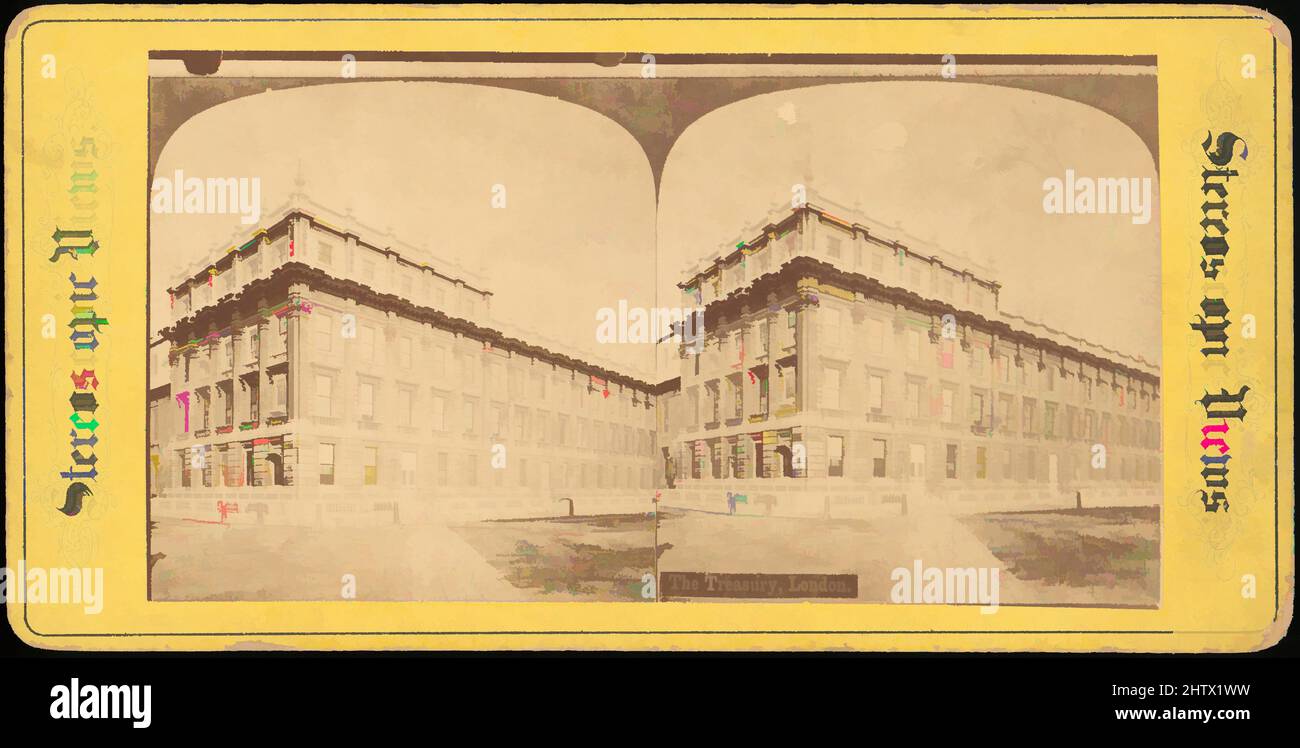 Art inspiré par The Treasury, Londres, 1850s–1910s, estampes argentées, photographies, Unknown, Classic œuvres modernisées par Artotop avec une touche de modernité. Formes, couleur et valeur, impact visuel accrocheur sur l'art émotions par la liberté d'œuvres d'art d'une manière contemporaine. Un message intemporel qui cherche une nouvelle direction créative. Artistes qui se tournent vers le support numérique et créent le NFT Artotop Banque D'Images