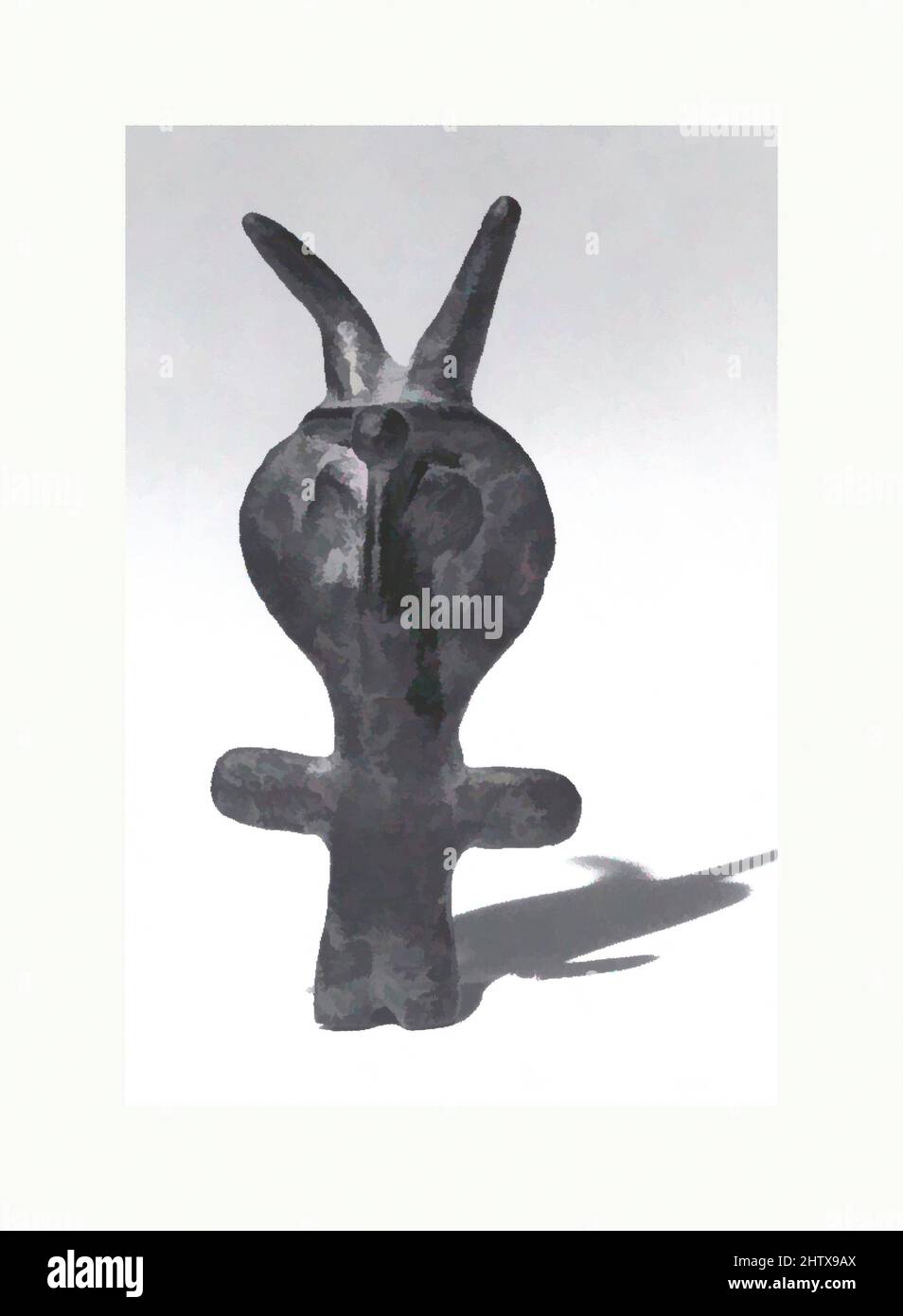 Art inspiré par Figurine, âge du fer, 1st millénaire av. J.-C., Ouest de l'Iran, Bronze, 1,93 x 0,83 po (4,9 x 2,11 cm), Metalwork-Sculpture, oeuvres classiques modernisées par Artotop avec une touche de modernité. Formes, couleur et valeur, impact visuel accrocheur sur l'art émotions par la liberté d'œuvres d'art d'une manière contemporaine. Un message intemporel qui cherche une nouvelle direction créative. Artistes qui se tournent vers le support numérique et créent le NFT Artotop Banque D'Images