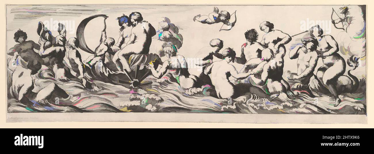 Art inspiré par Bacchanal, 17th Century, Etching, Prints, Pierre Brebiette (français, Mantes-sur-Seine ca. 1598–1642 Paris, oeuvres classiques modernisées par Artotop avec une touche de modernité. Formes, couleur et valeur, impact visuel accrocheur sur l'art émotions par la liberté d'œuvres d'art d'une manière contemporaine. Un message intemporel qui cherche une nouvelle direction créative. Artistes qui se tournent vers le support numérique et créent le NFT Artotop Banque D'Images