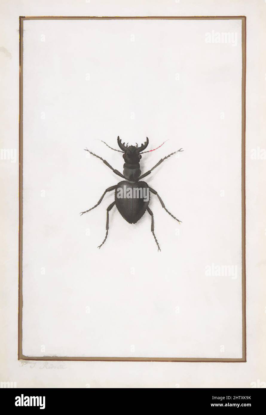 Art inspiré par Une perle de Stag, aquarelle accentuée de blanc sur vélin, feuille: 6 3/4 x 4 1/2 po. (17,2 x 11,5 cm), dessins, Pierre Joseph Redoté (français, 1759–1840, oeuvres classiques modernisées par Artotop avec une touche de modernité. Formes, couleur et valeur, impact visuel accrocheur sur l'art émotions par la liberté d'œuvres d'art d'une manière contemporaine. Un message intemporel qui cherche une nouvelle direction créative. Artistes qui se tournent vers le support numérique et créent le NFT Artotop Banque D'Images
