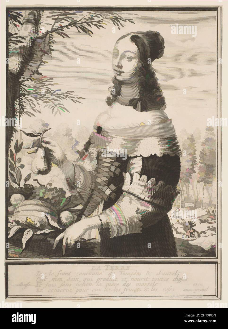 Art inspiré par la Terre, 1630, Etching, feuille : 5 13/16 × 4 5/16 po. (14,8 × 10,9 cm), estampes, Abraham Bosse (Français, Tours 1602/1604–1676 Paris, oeuvres classiques modernisées par Artotop avec une touche de modernité. Formes, couleur et valeur, impact visuel accrocheur sur l'art émotions par la liberté d'œuvres d'art d'une manière contemporaine. Un message intemporel qui cherche une nouvelle direction créative. Artistes qui se tournent vers le support numérique et créent le NFT Artotop Banque D'Images