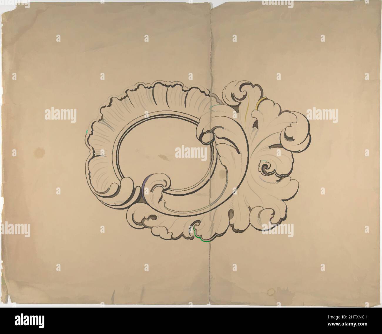 Art inspiré par Cartouche, 1830–1904, Ink, Robert William Hume (British, London 1816–1904 long Island City, Classic œuvres modernisées par Artotop avec une touche de modernité. Formes, couleur et valeur, impact visuel accrocheur sur l'art émotions par la liberté d'œuvres d'art d'une manière contemporaine. Un message intemporel qui cherche une nouvelle direction créative. Artistes qui se tournent vers le support numérique et créent le NFT Artotop Banque D'Images