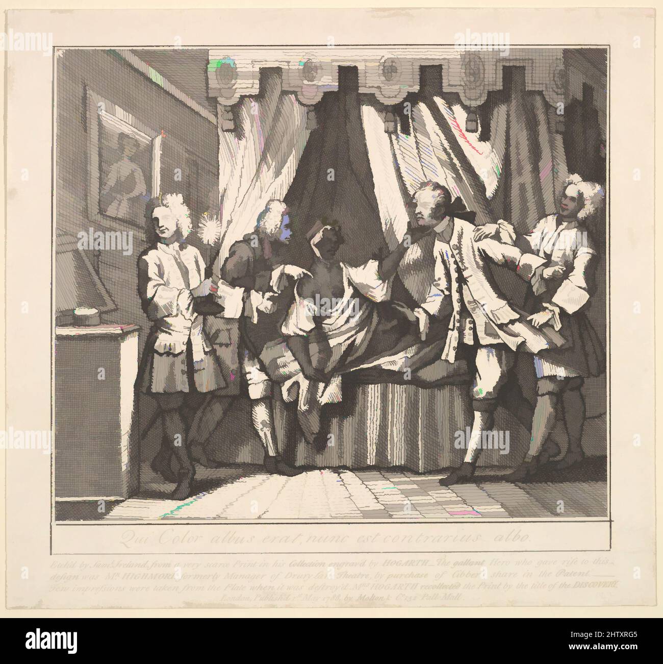 Art inspiré par le Discovery, 1788, gravure et gravure ; deuxième état de trois, feuille : 7 13/16 x 8 7/16 po. (19,8 x 21,5 cm), Prints, d'après William Hogarth (britannique, Londres 1697–1764 Londres, les œuvres classiques modernisées par Artotop avec une touche de modernité. Formes, couleur et valeur, impact visuel accrocheur sur l'art émotions par la liberté d'œuvres d'art d'une manière contemporaine. Un message intemporel qui cherche une nouvelle direction créative. Artistes qui se tournent vers le support numérique et créent le NFT Artotop Banque D'Images