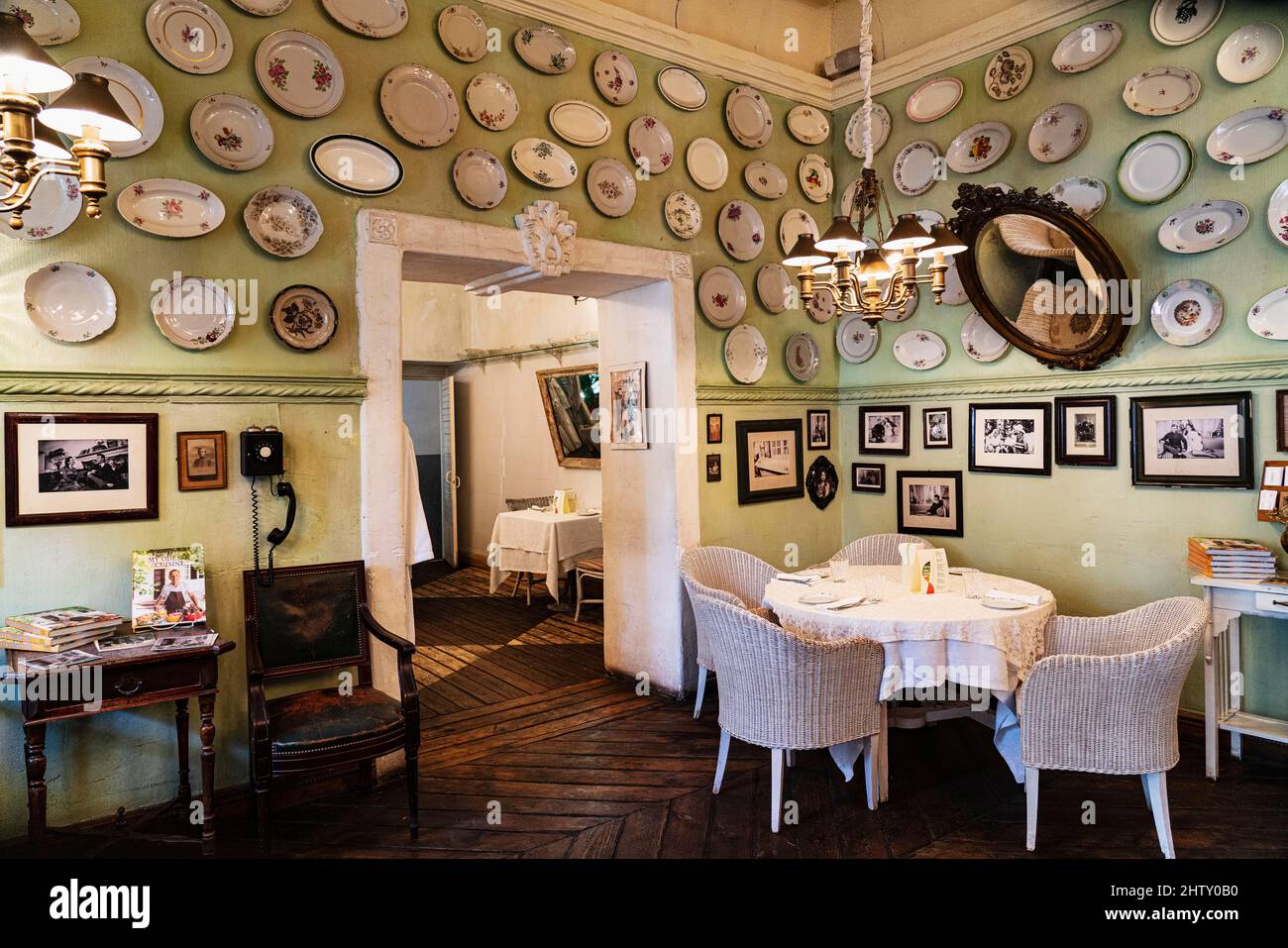 Intérieur, Restaurant, Oblast d'Odessa, Ukraine Banque D'Images