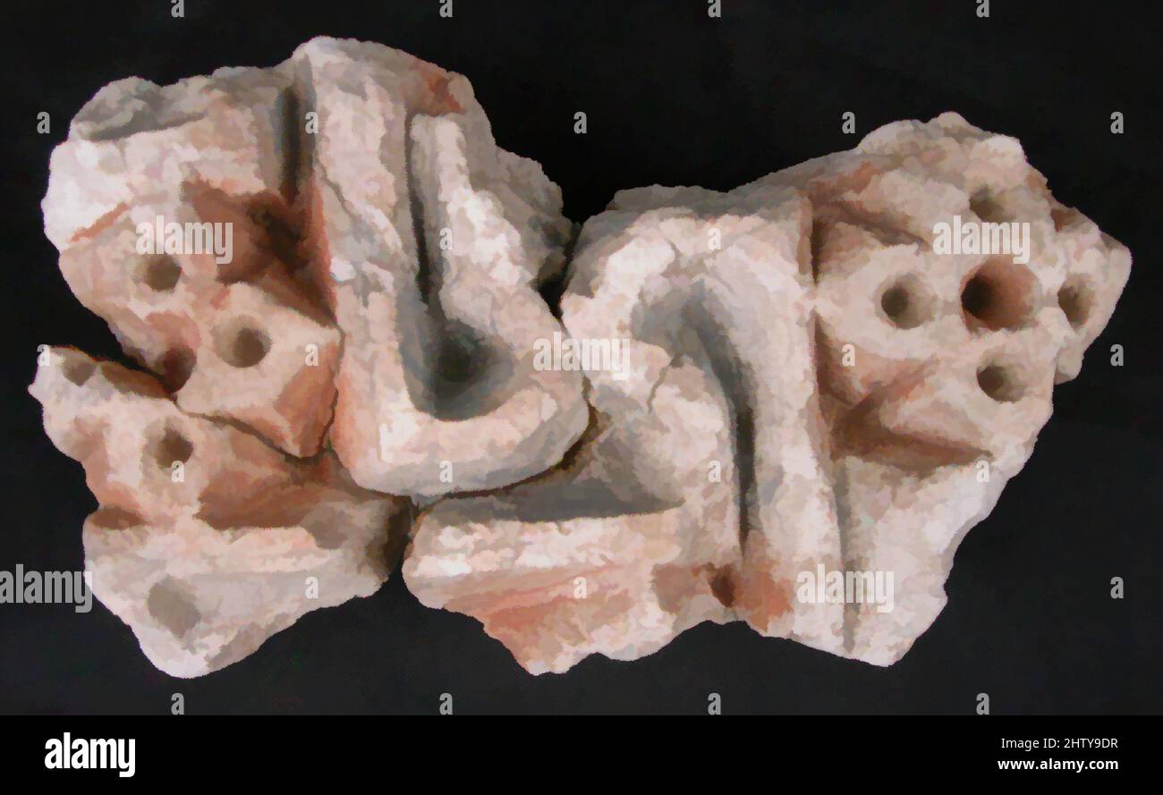 Art inspiré par un fragment de décoration murale, 10th–11th siècle, fouillé en Iran, Nishapur, Plaster; Sculpté et peint, Sculpture, oeuvres classiques modernisées par Artotop avec une touche de modernité. Formes, couleur et valeur, impact visuel accrocheur sur l'art émotions par la liberté d'œuvres d'art d'une manière contemporaine. Un message intemporel qui cherche une nouvelle direction créative. Artistes qui se tournent vers le support numérique et créent le NFT Artotop Banque D'Images