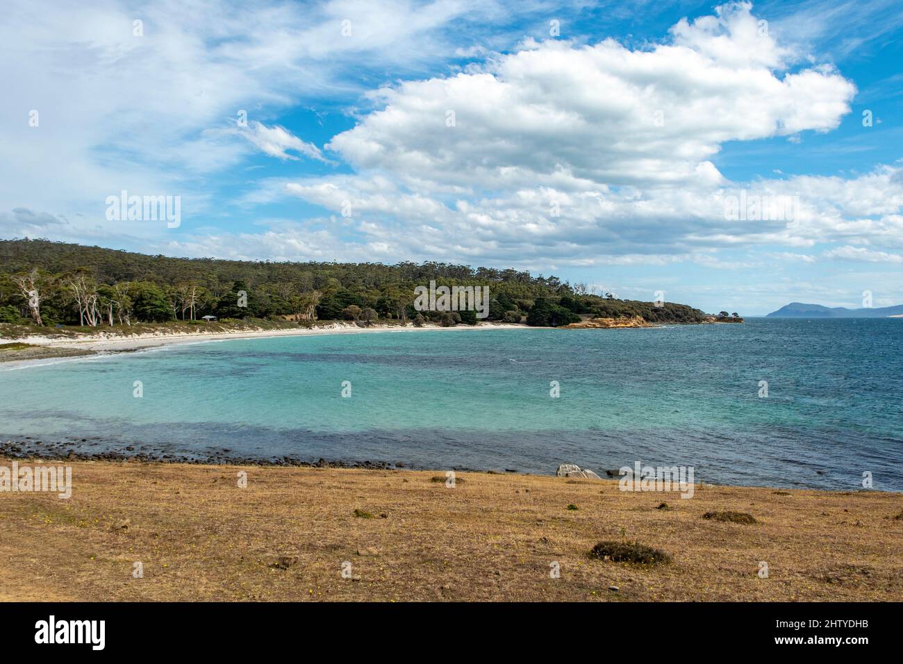 Plage de Painted Cliffs, Maria Island, Tasmanie, Australie Banque D'Images