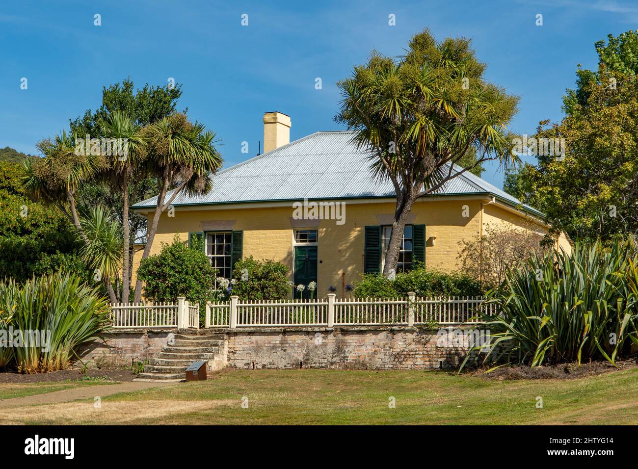 Maison du chirurgien, colonie pénitentiaire, Port Arthur, Tasmanie, Australie Banque D'Images