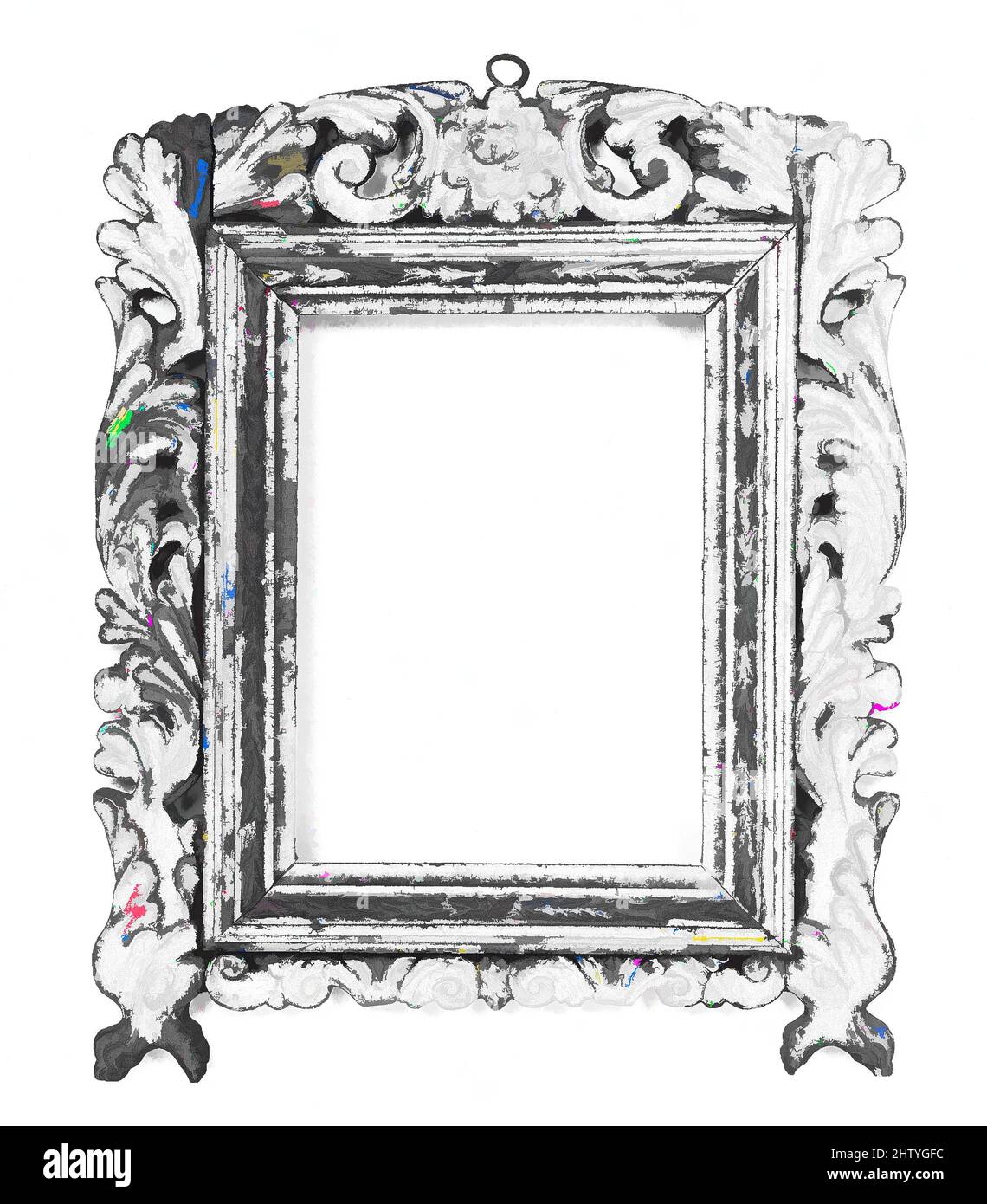 Art inspiré par Mirror Frame, fin du 18th siècle, nord-ouest de l'Espagne (?), noyer, 34,9 x 28, 19 x 14, 22,4 x 17 cm., cadres, œuvres classiques modernisées par Artotop avec une touche de modernité. Formes, couleur et valeur, impact visuel accrocheur sur l'art émotions par la liberté d'œuvres d'art d'une manière contemporaine. Un message intemporel qui cherche une nouvelle direction créative. Artistes qui se tournent vers le support numérique et créent le NFT Artotop Banque D'Images